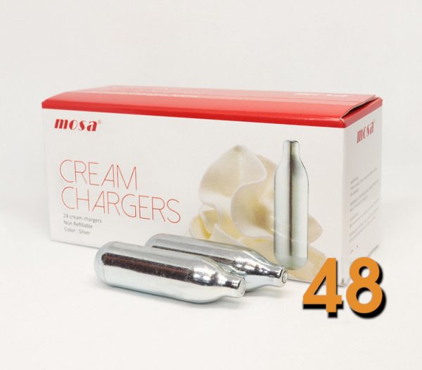48 MOSA Cream Chargers